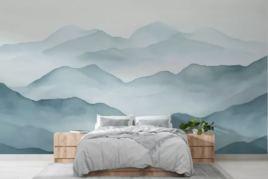 Papier peint photo Montagnes abstraites w02078