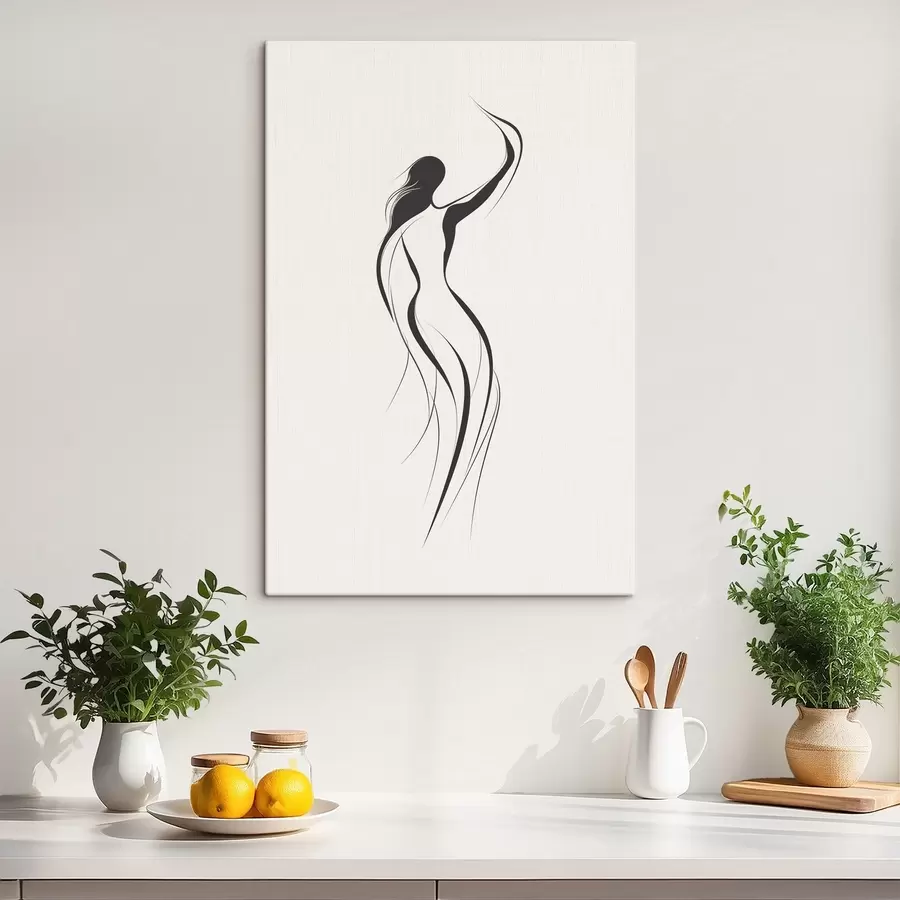  Schilderijen Dansende abstractie s41487