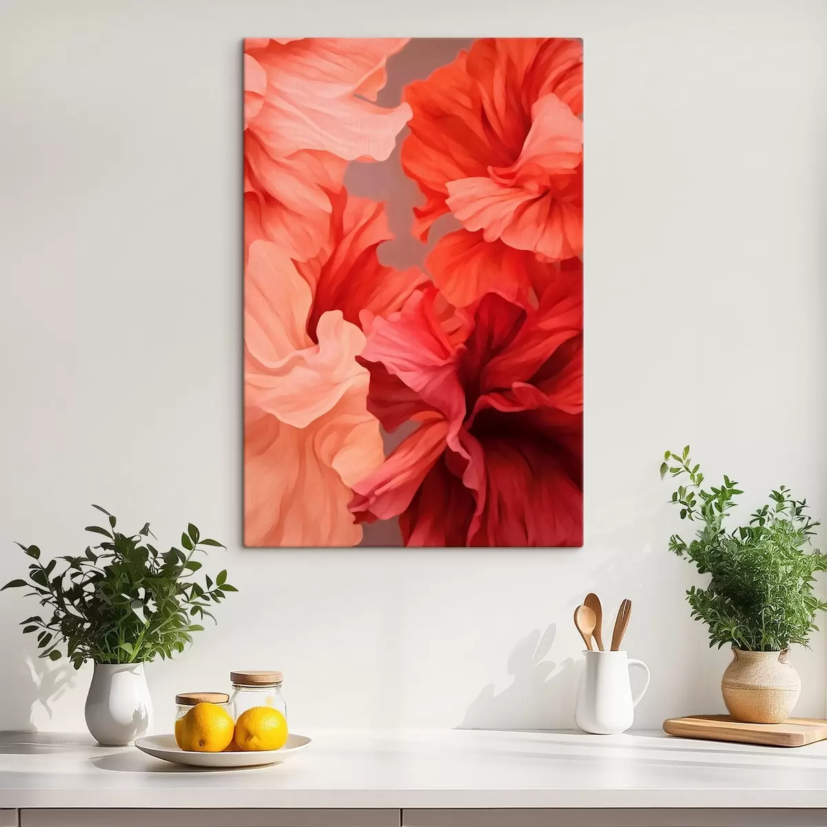  Schilderijen Warmrode klaprozen s41488