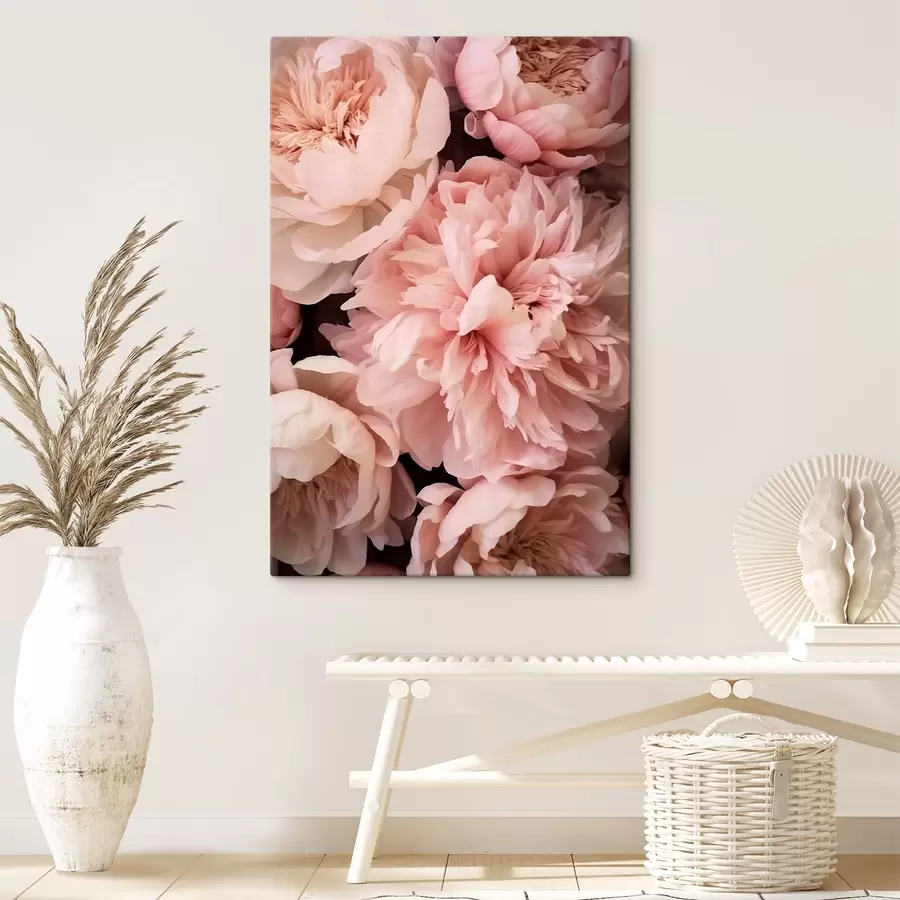  Peintures Pivoines roses délicates s41489