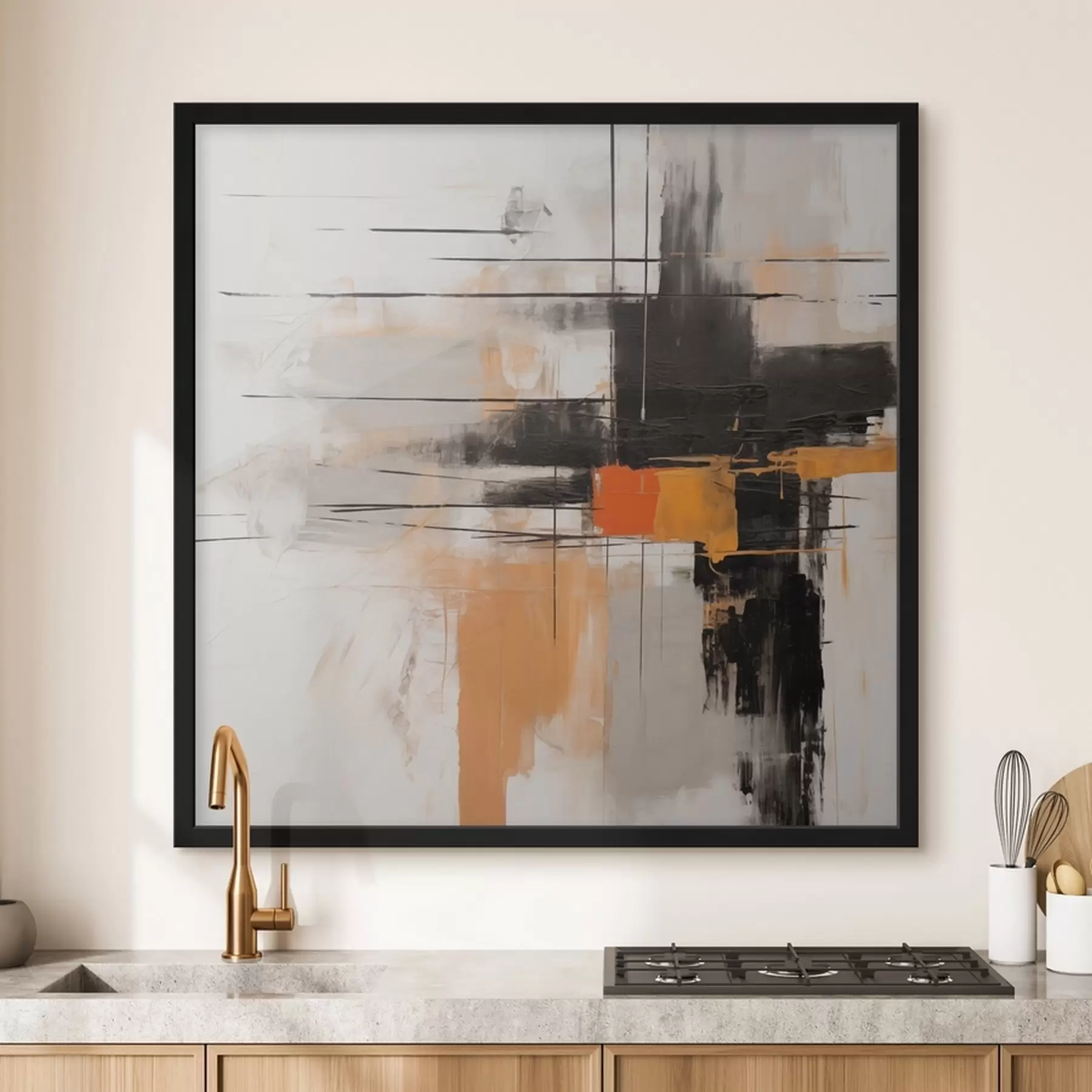 Fotobehang Verfstreken f41598