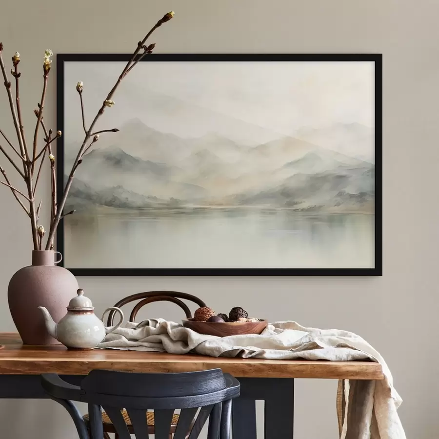 Papier peint photo Montagnes en aquarelle f41600