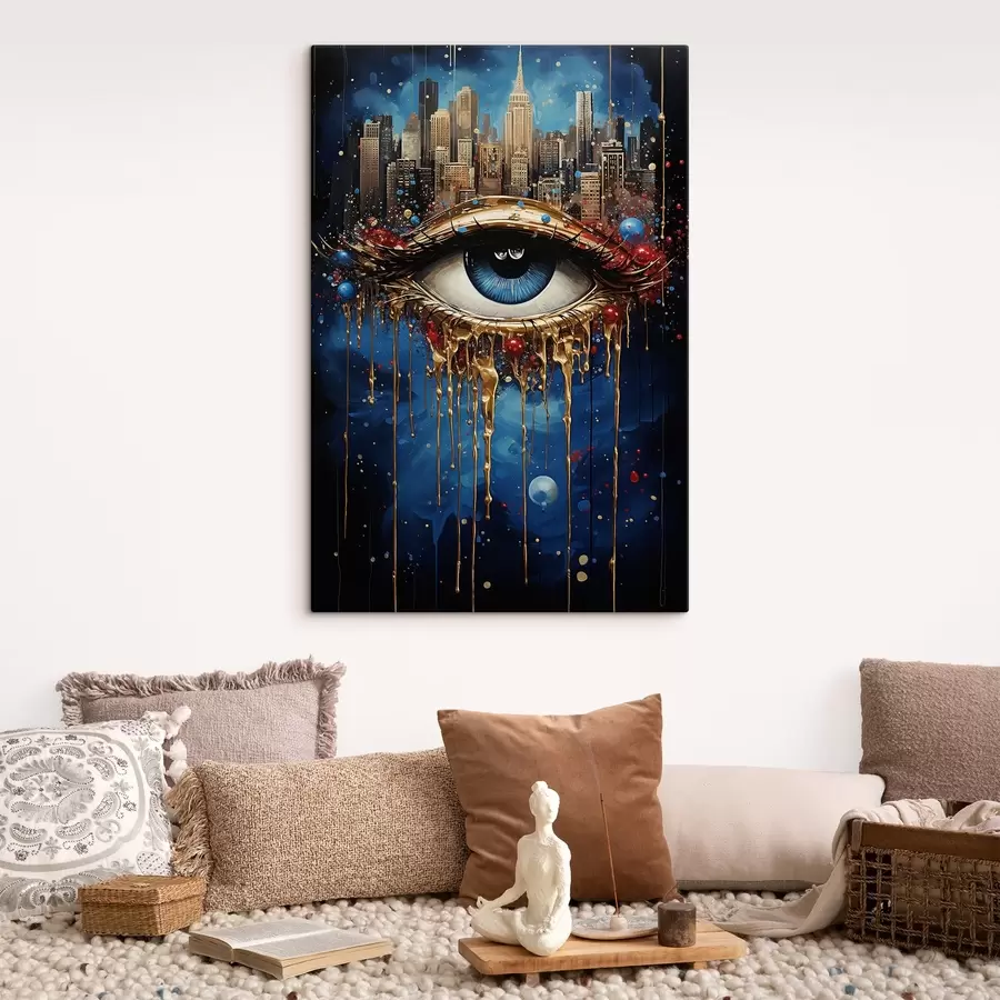  Peintures Vue abstraite de la ville s41562