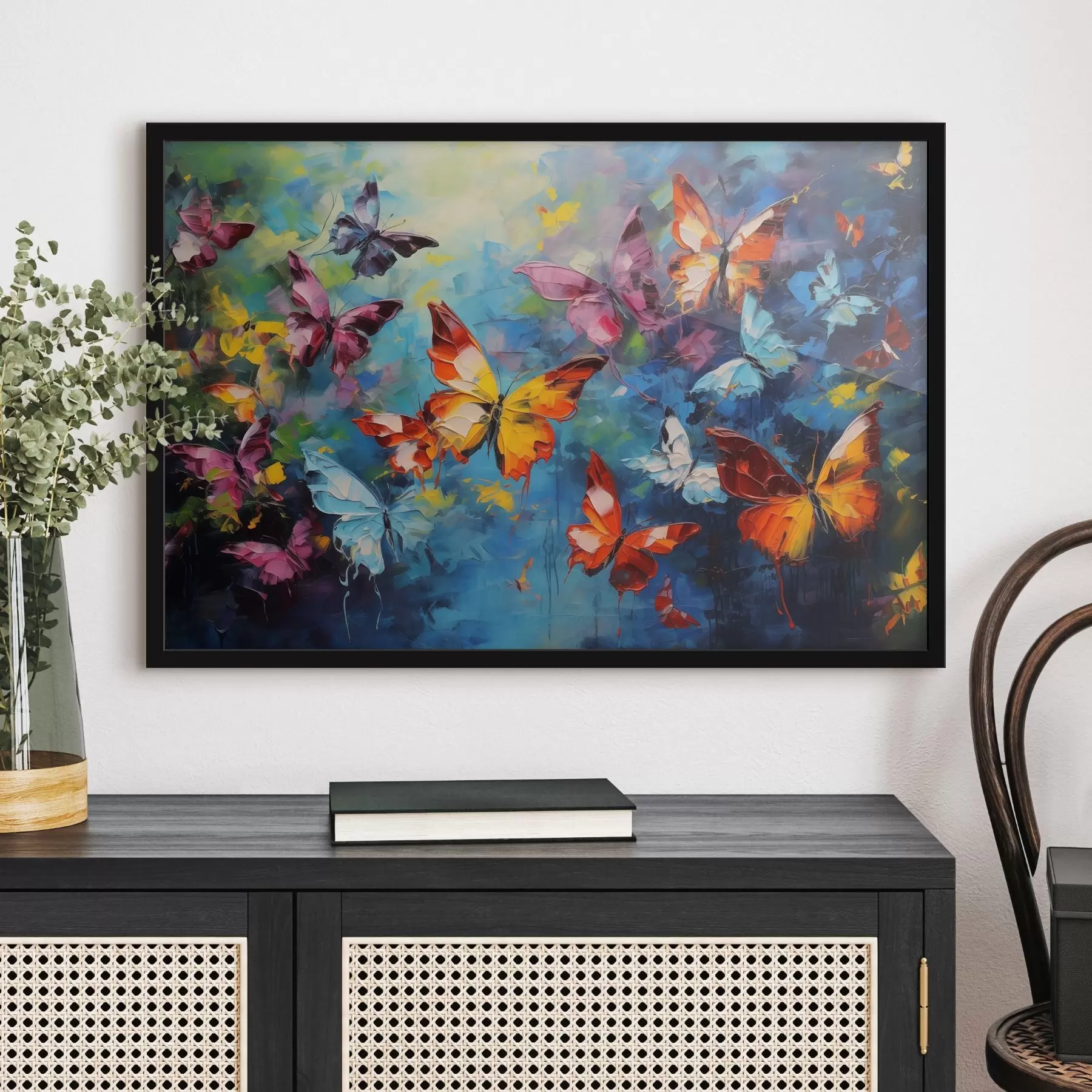 Fotobehang Kleurrijke vlinders f41556