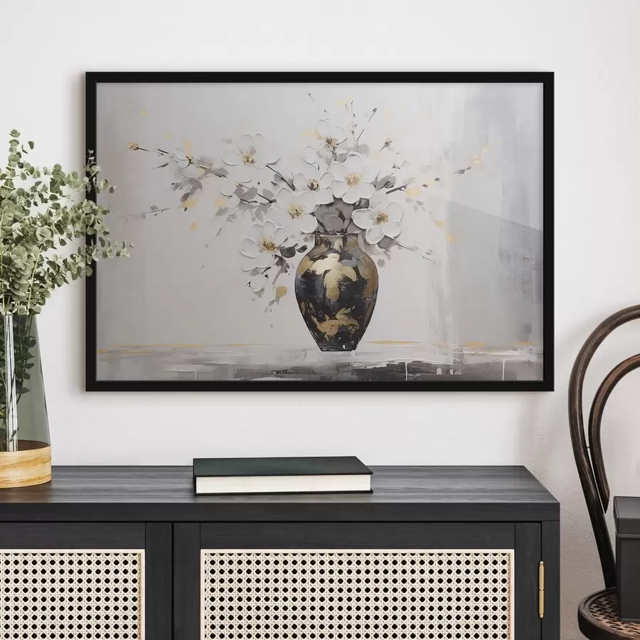 Papier peint photo Fleurs dans un vase f41567