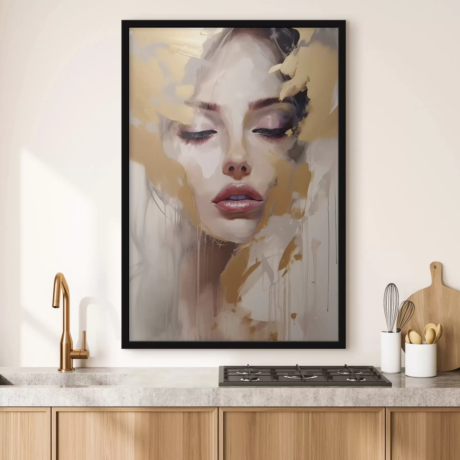 Fotobehang Portret van een meisje f41671