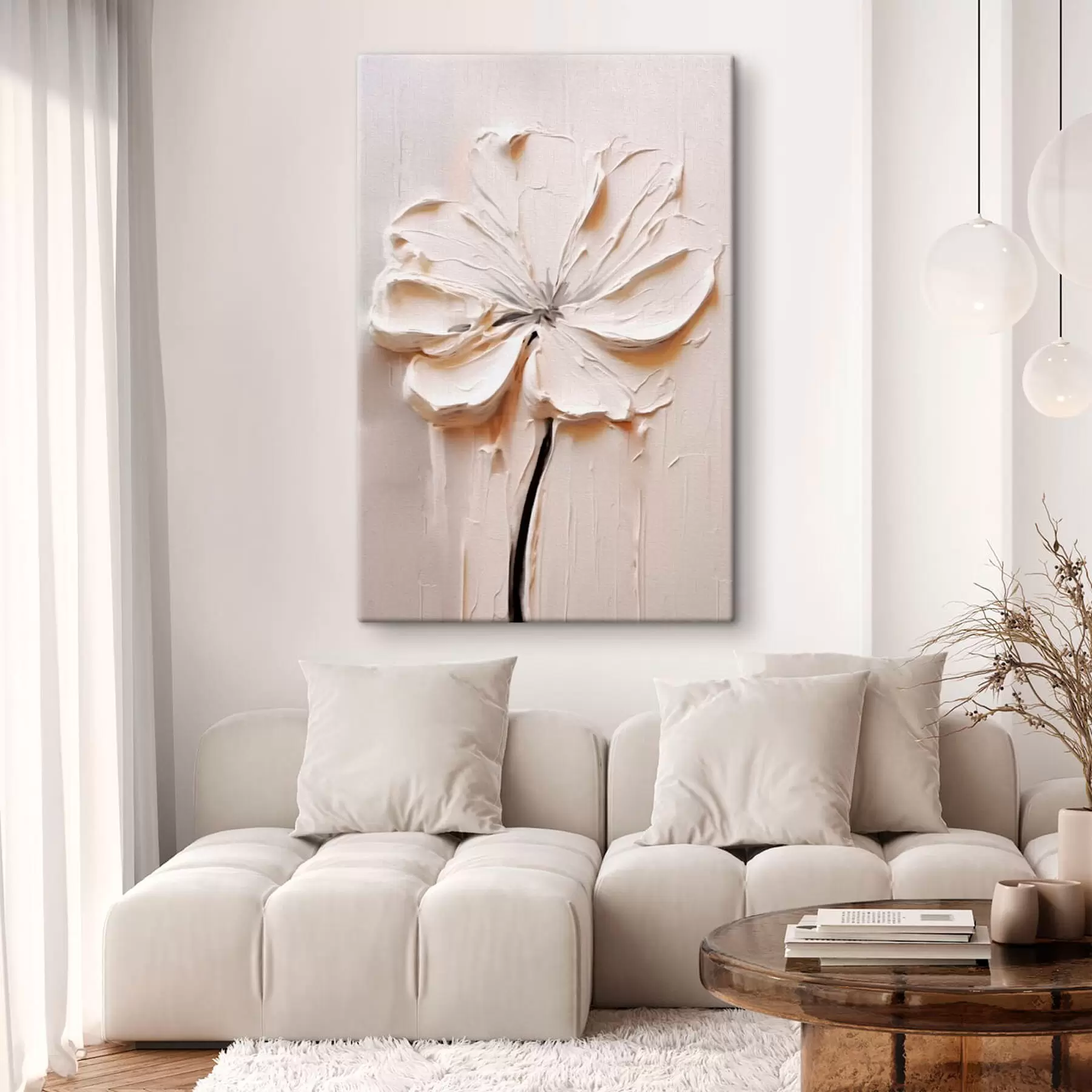 Fotobehang witte bloem s41688