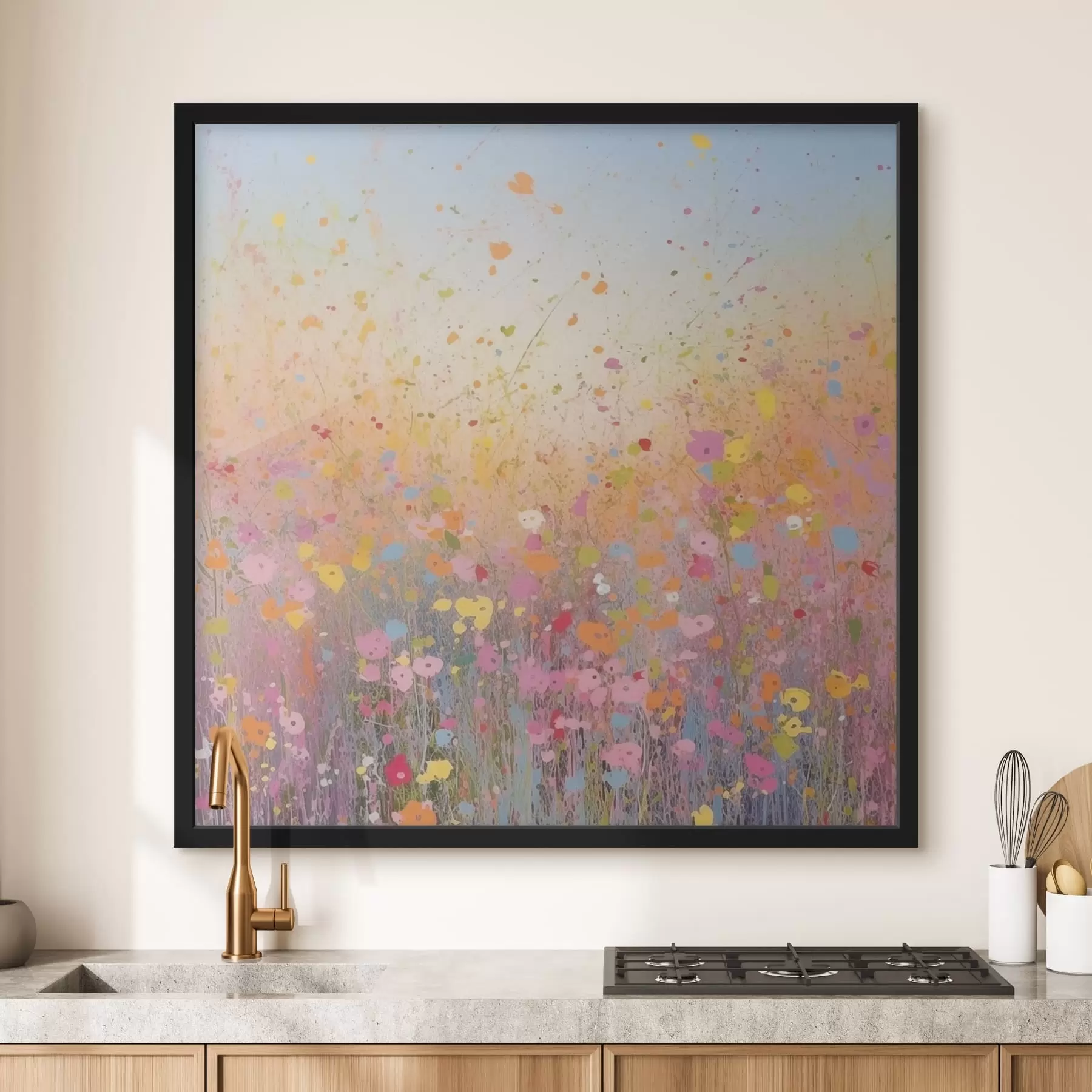 Fotobehang Kleurrijke bloemen f41695