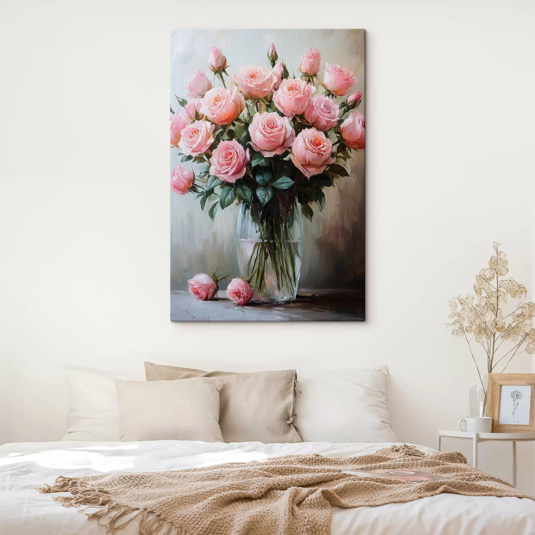 Papier peint photo Bouquet de roses dans un vase s41749