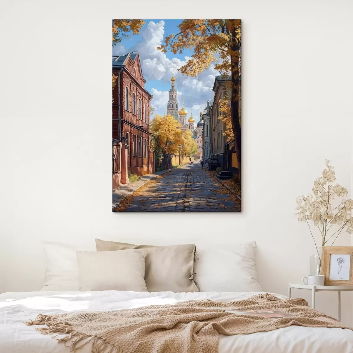  Schilderijen Een straat in de stad s41752