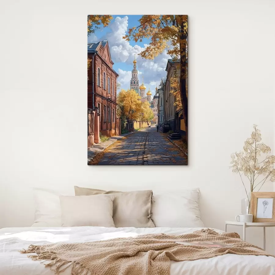  Peintures Une rue de la ville s41752