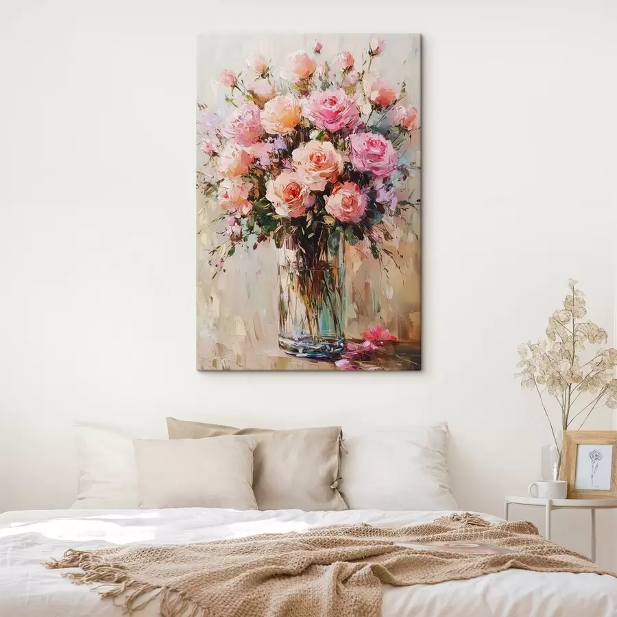  Peintures Bouquet de fleurs, dans le style de la peinture à l'huile s41754