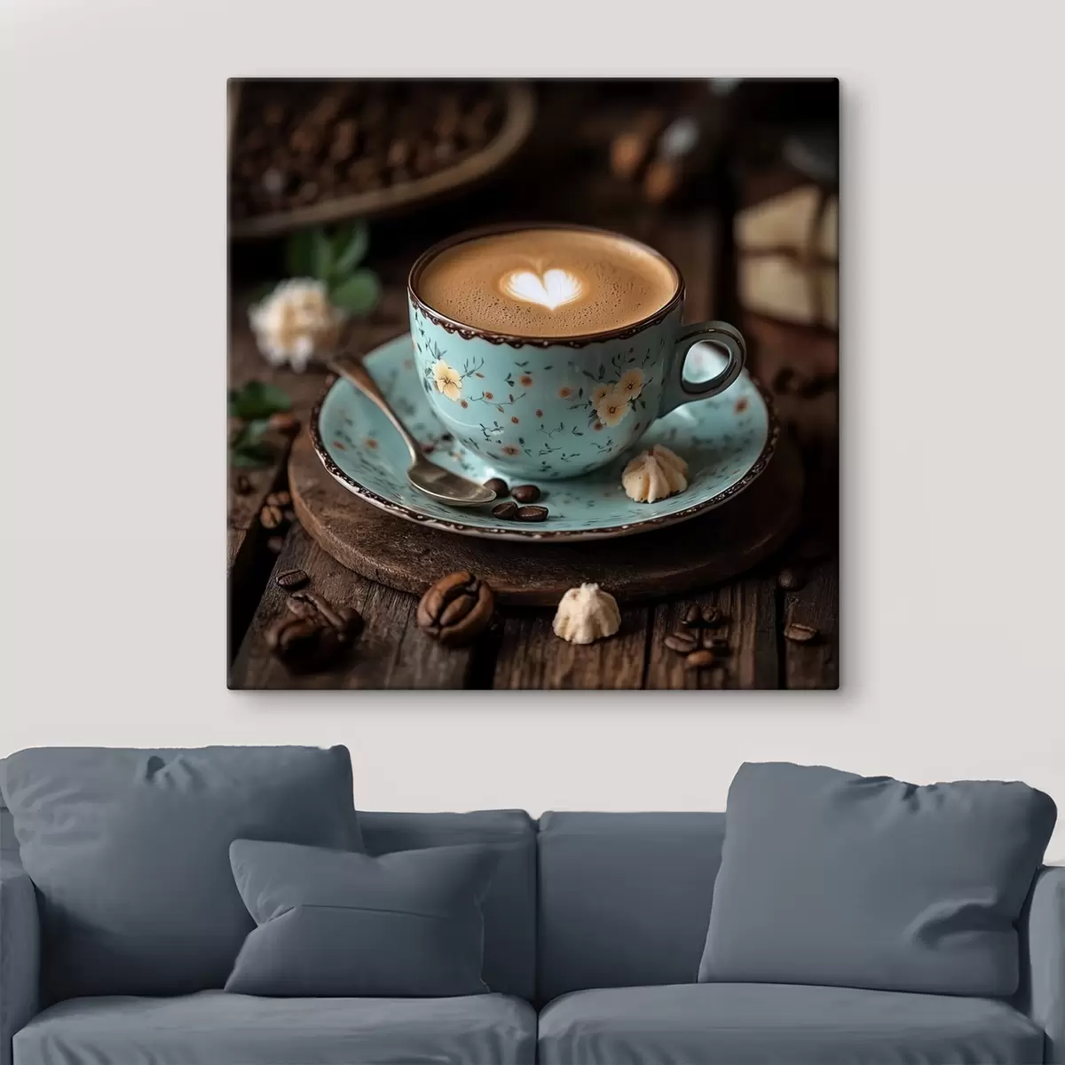 Peintures Une tasse de café sur la table s41755