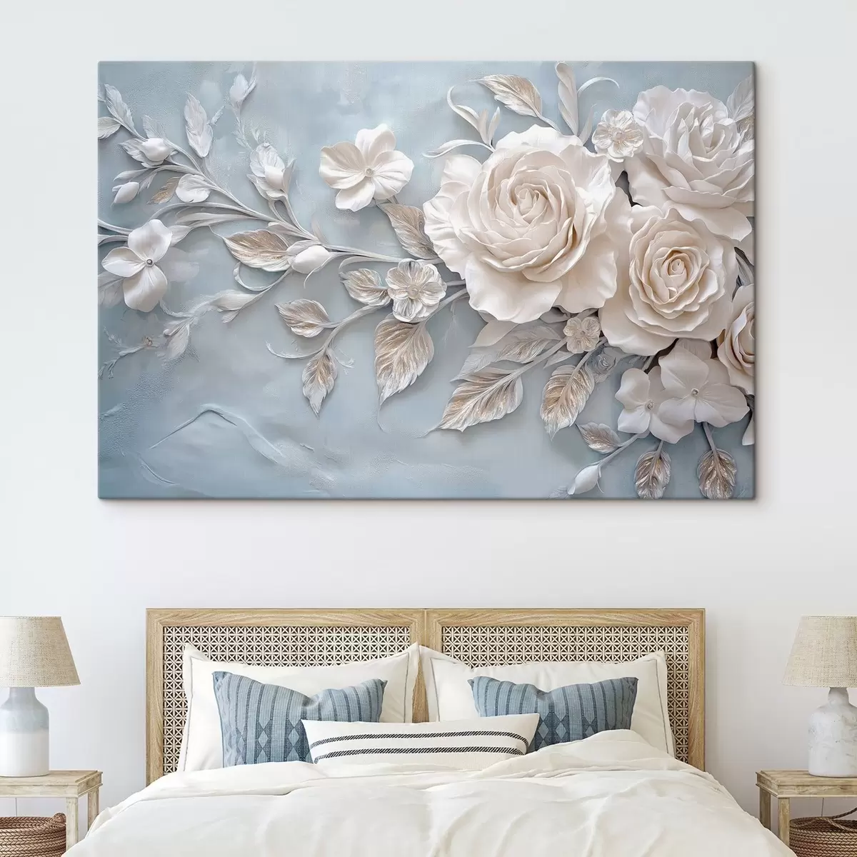  Peintures Arrangement floral dans des tons neutres s41858