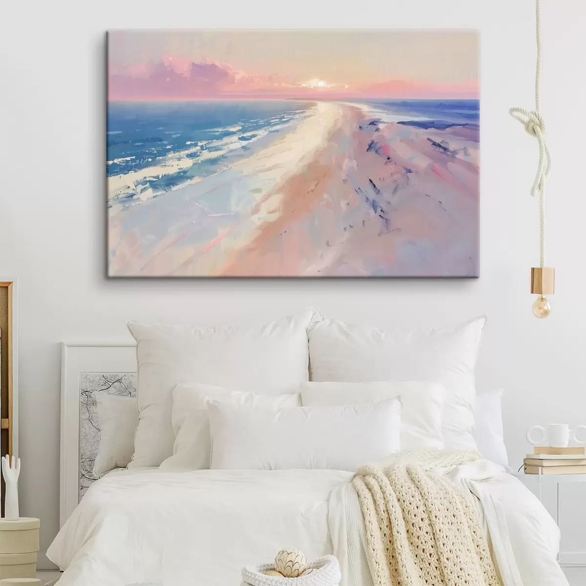  Peintures Coucher de soleil sur la mer dans le style de la peinture s41871