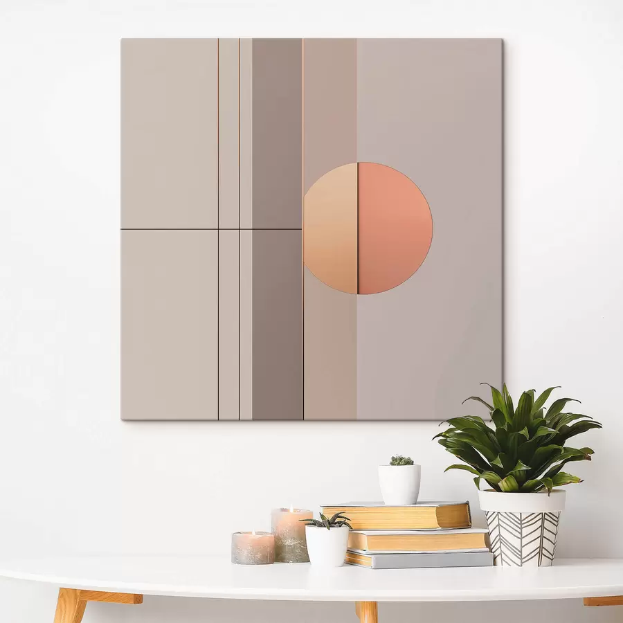  Peintures Abstraction avec des formes géométriques s41359