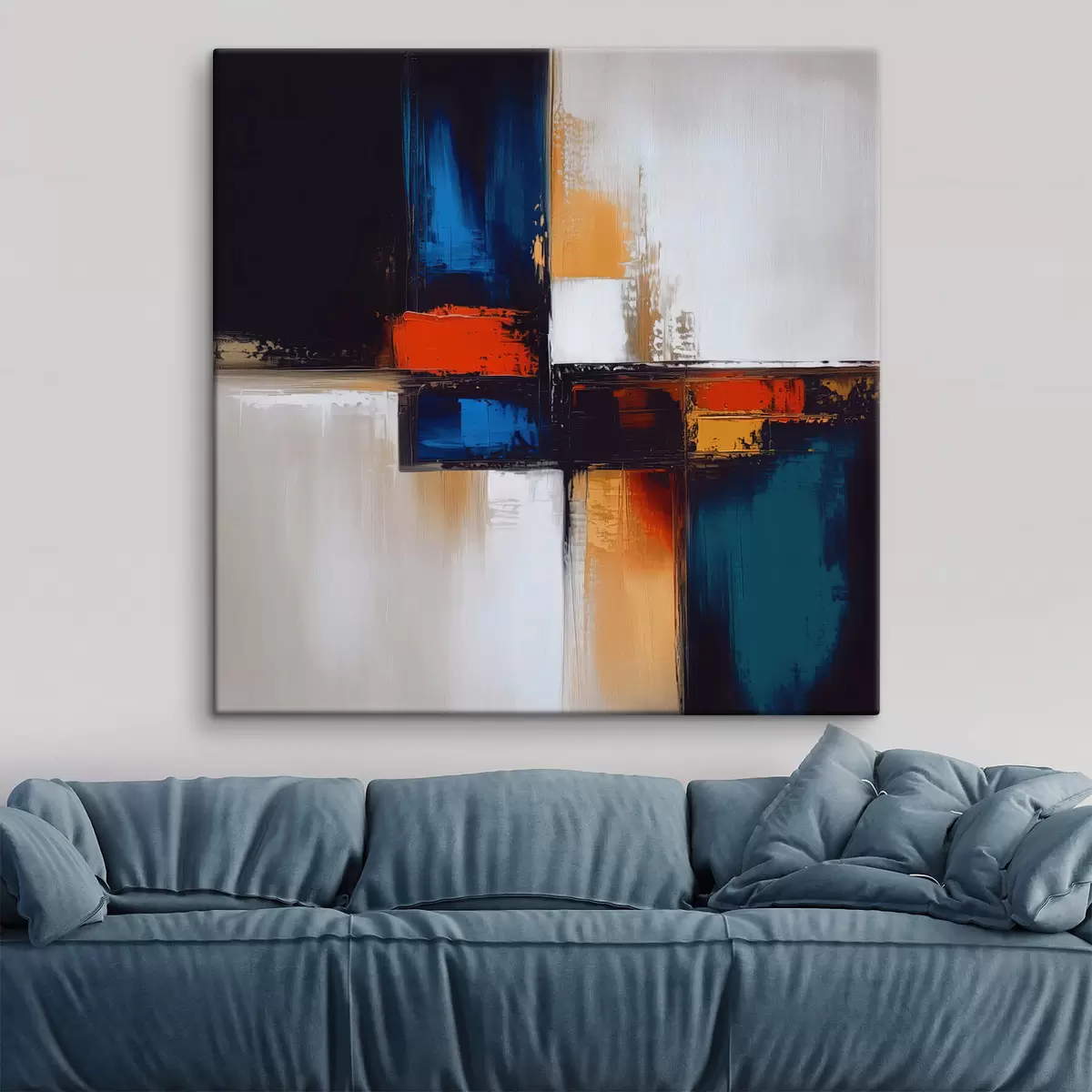  Peintures Abstraction multicolore s41650