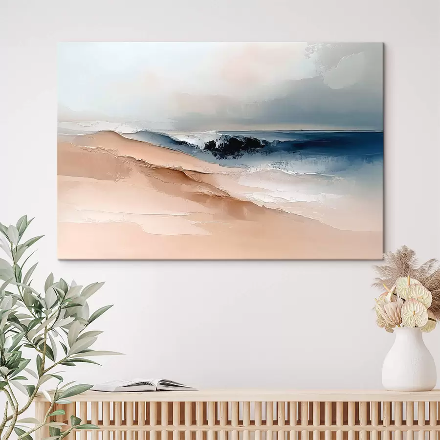  Peintures Abstrait avec vague océanique s41654