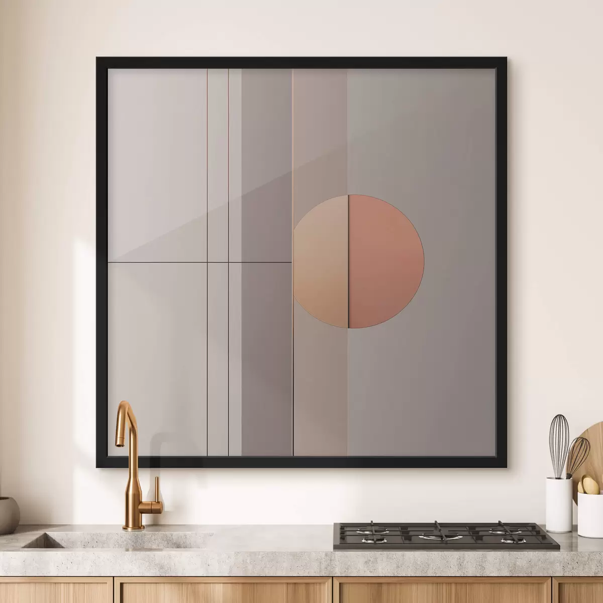 Affiche Abstraction avec des formes géométriques f41359