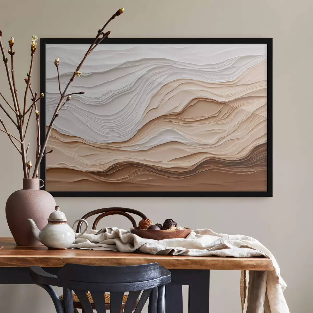 Poster Abstracte golven f41652