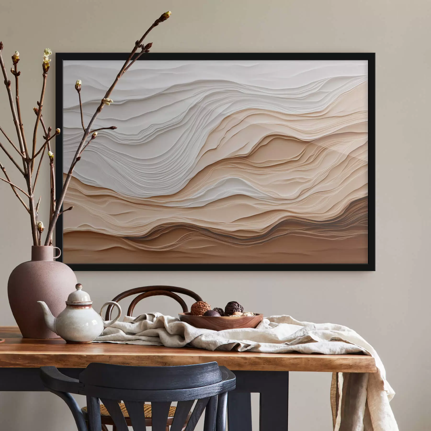 Fotobehang Abstracte golven f41652