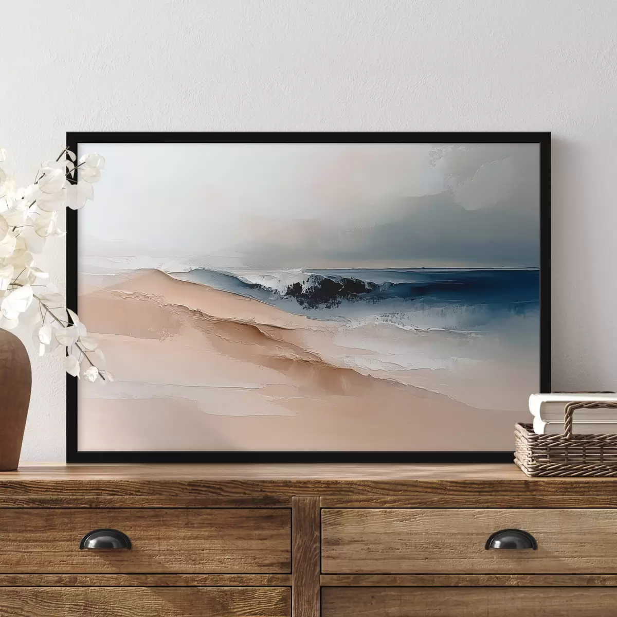 Poster Abstract met oceaangolf f41654