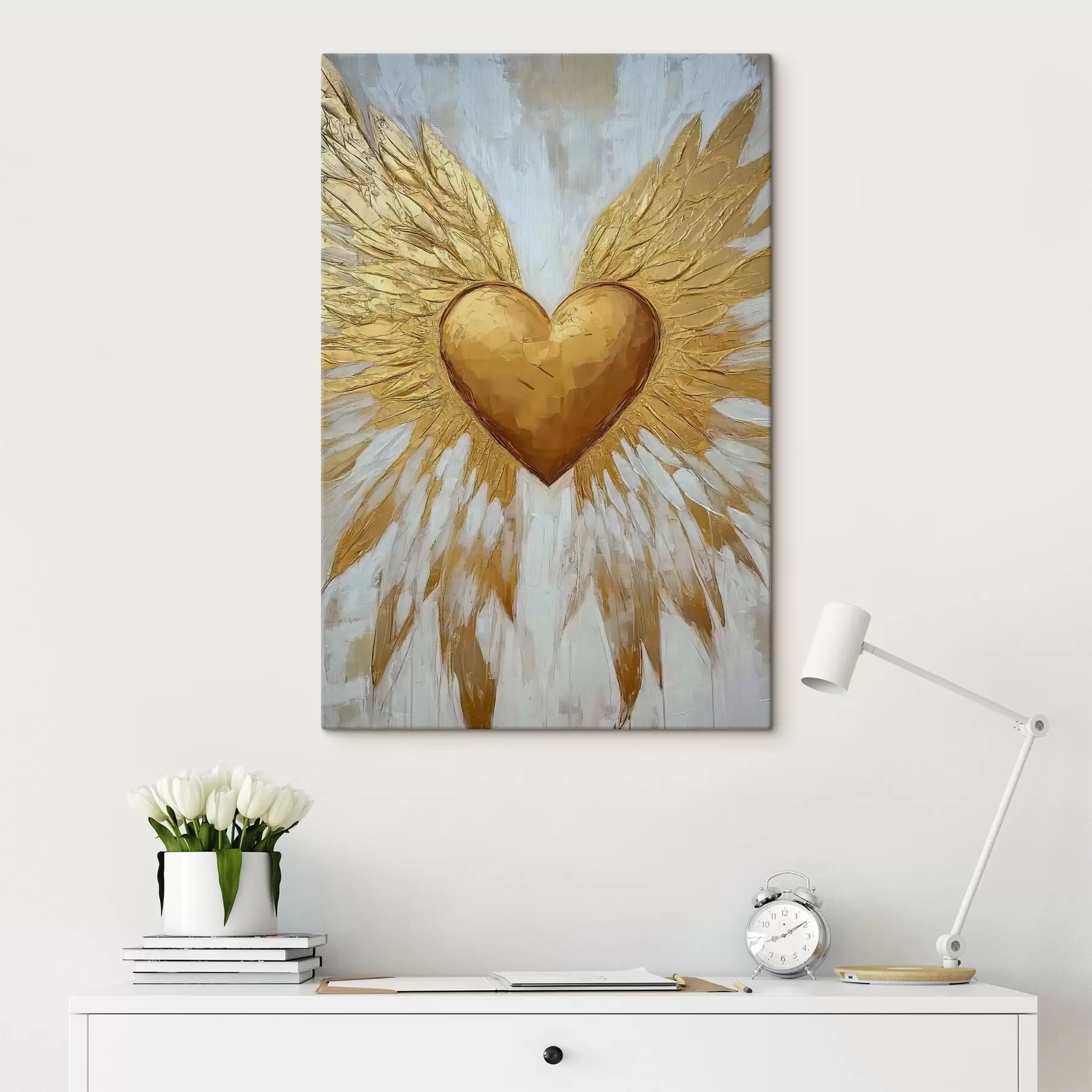  Peintures Coeur avec des ailes s41918