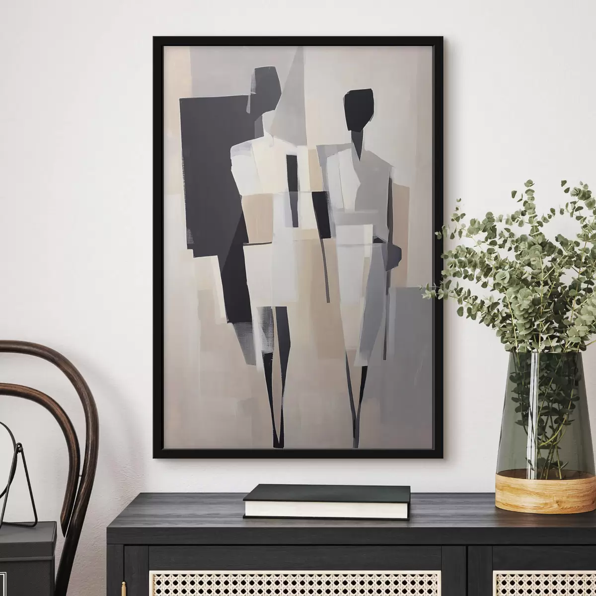 Poster Abstracte silhouetten f41844