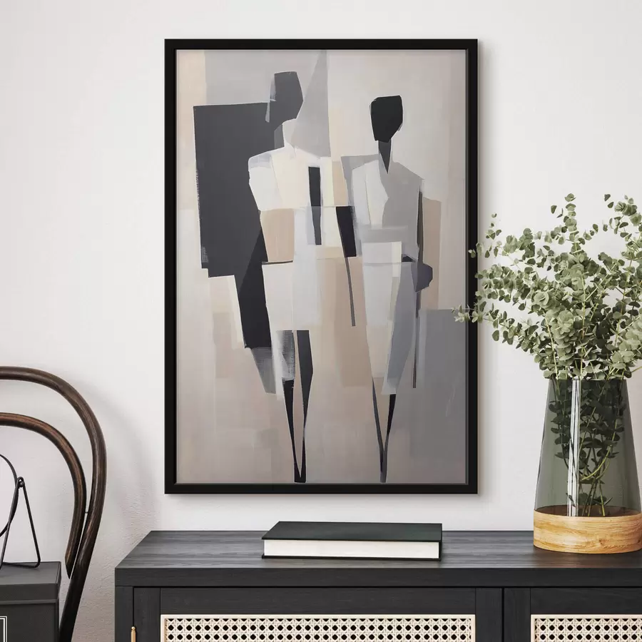 Papier peint photo Silhouettes abstraites f41844