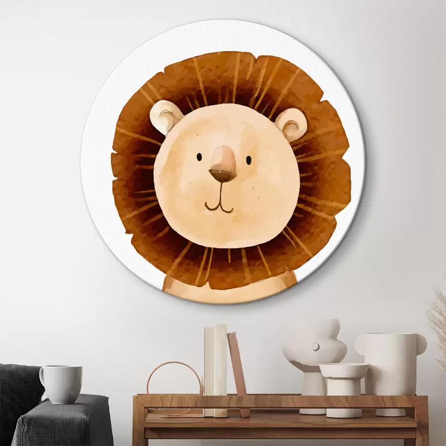  Schilderijen Een schattig leeuwenwelpje r37921