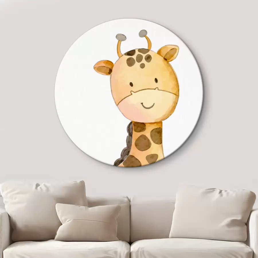  Schilderijen Een mooie giraffe r37920