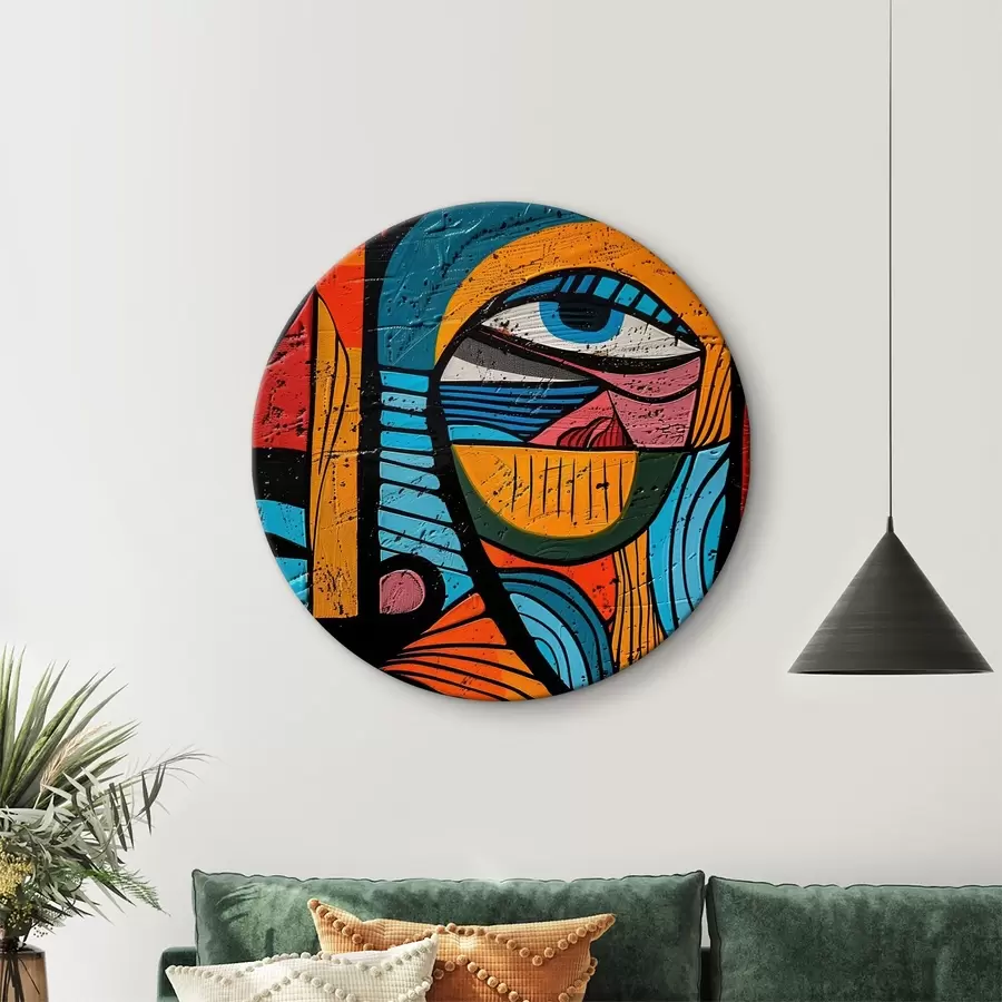  Peintures Visage abstrait r40207