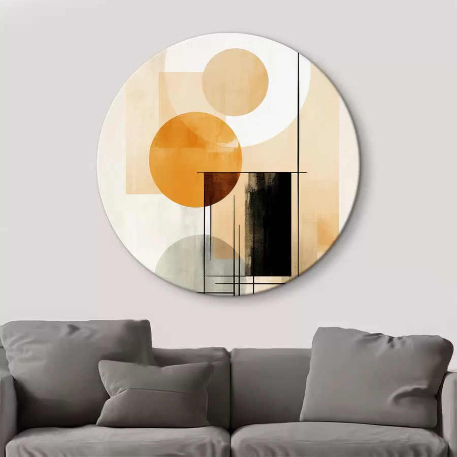  Schilderijen Abstracte meetkunde r36145