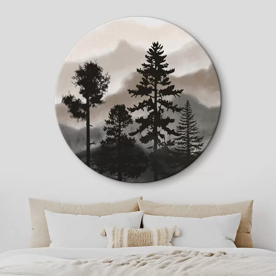  Schilderijen Abstract berglandschap r36605v1