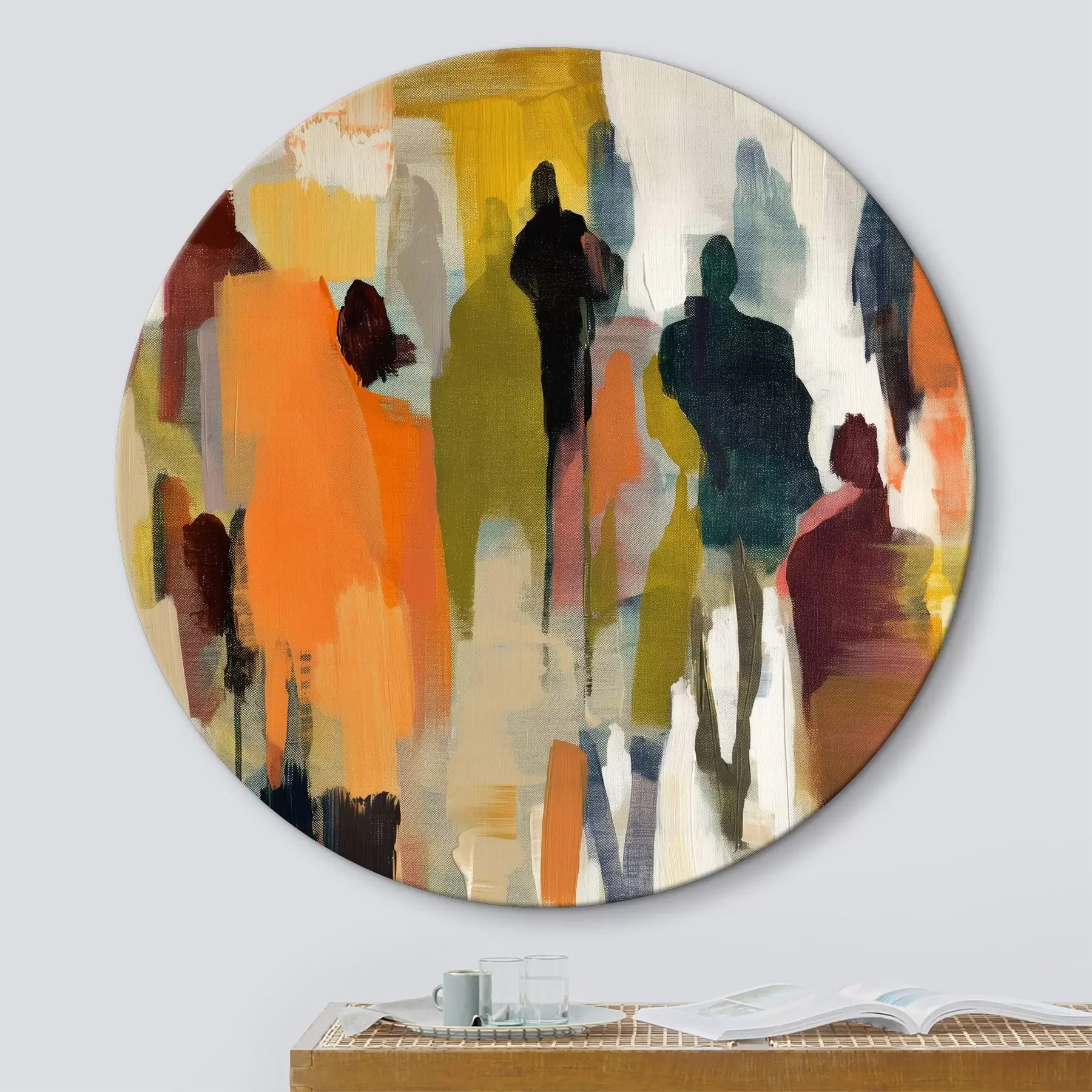  Schilderijen Abstracte mensen r39098