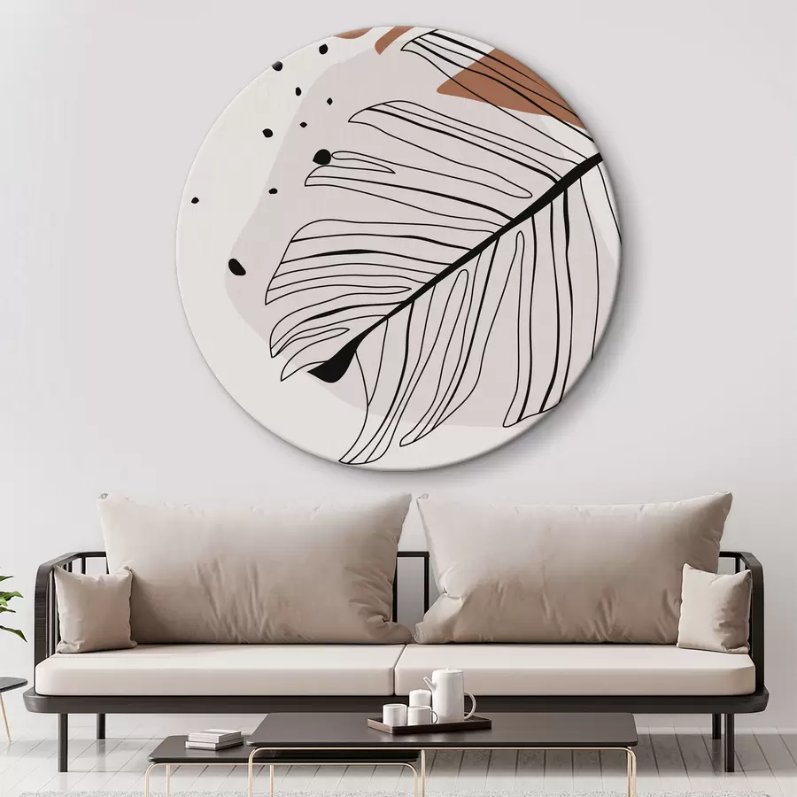  Peintures Plantes abstraites r37055