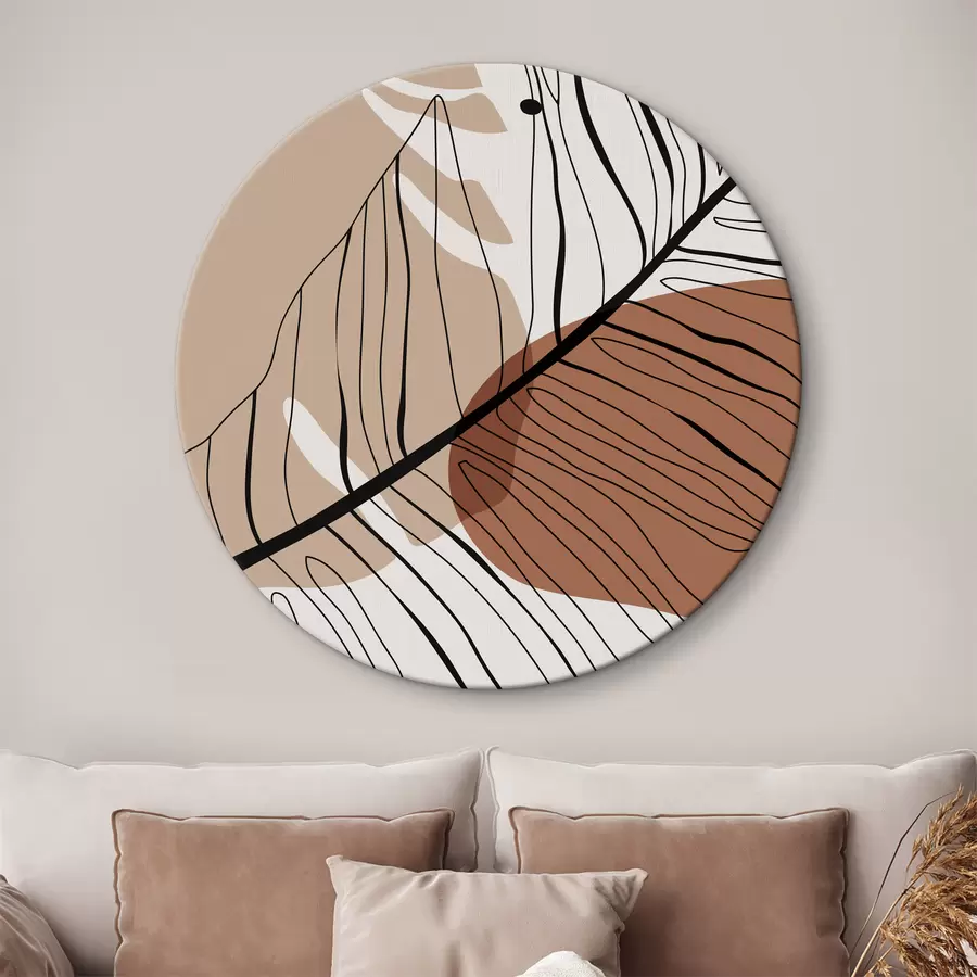  Peintures Plantes abstraites r37029