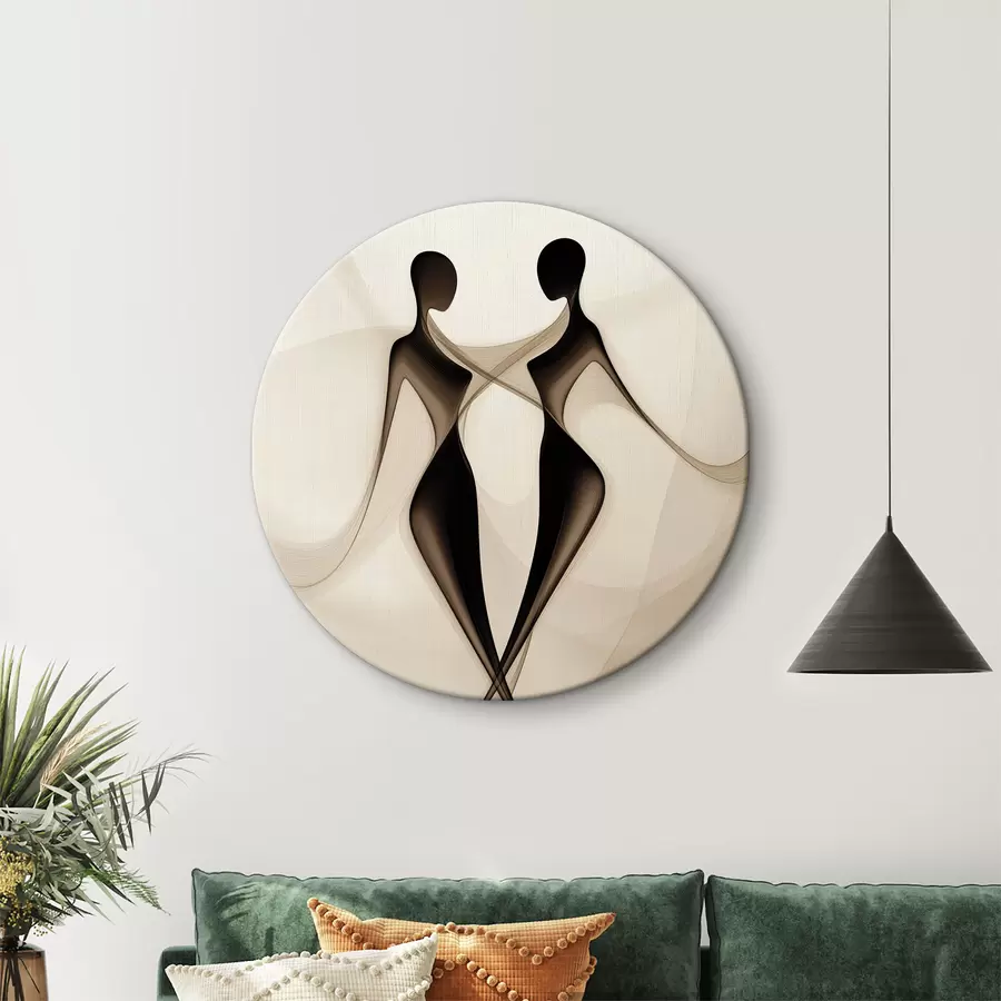  Schilderijen Abstracte silhouetten r40279