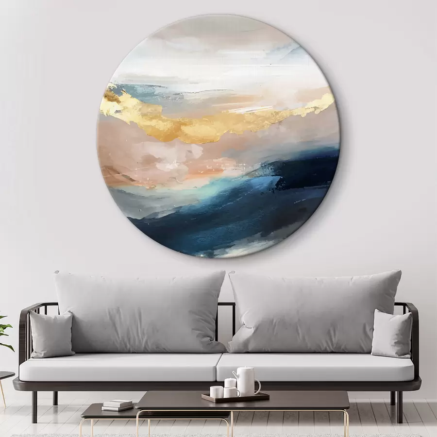  Schilderijen Abstracte lucht in olieverf r36780