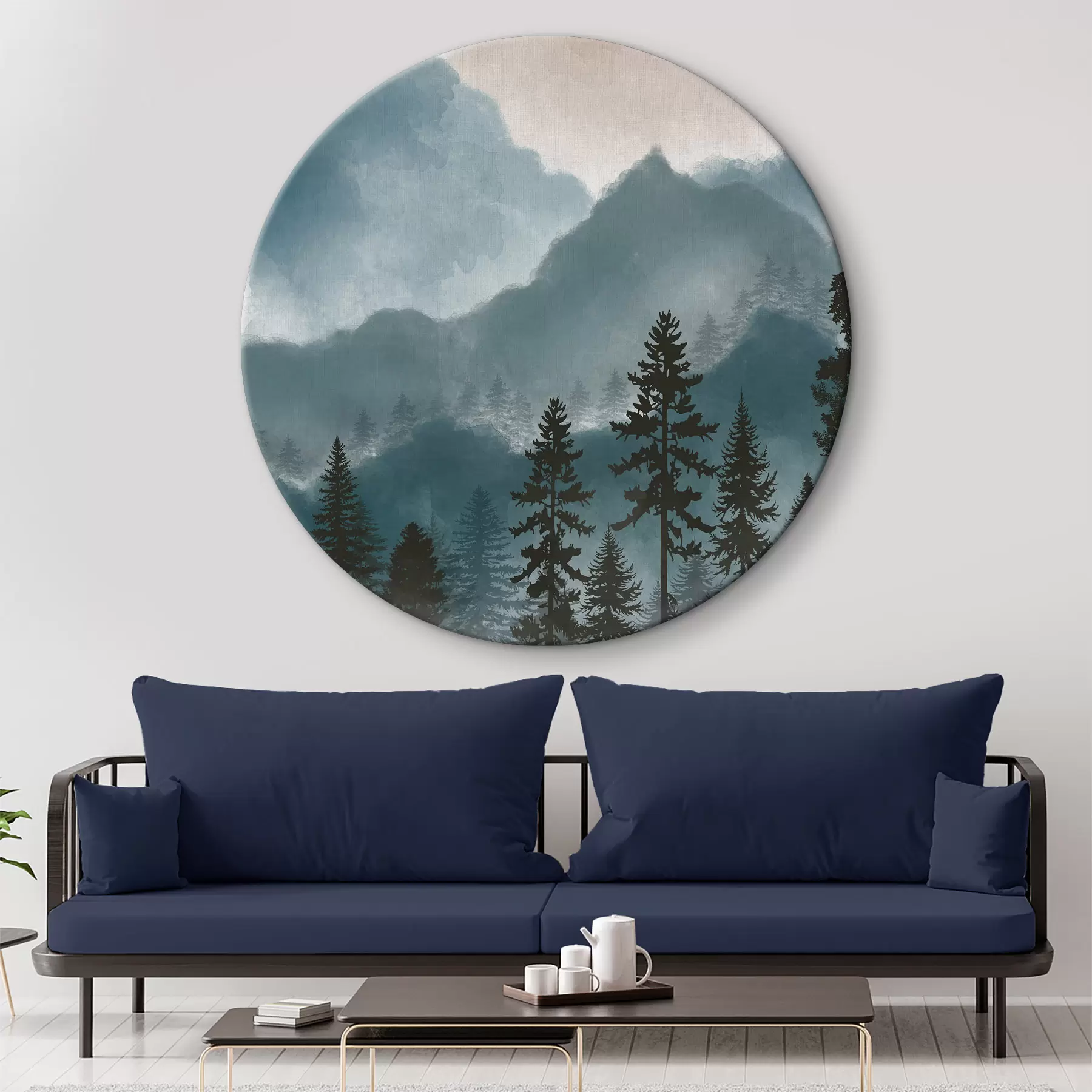  Peintures Montagnes aquarelles abstraites r36607