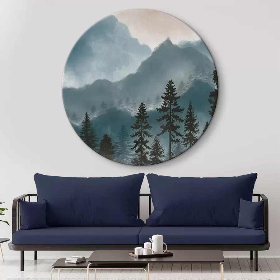  Peintures Montagnes aquarelles abstraites r36607