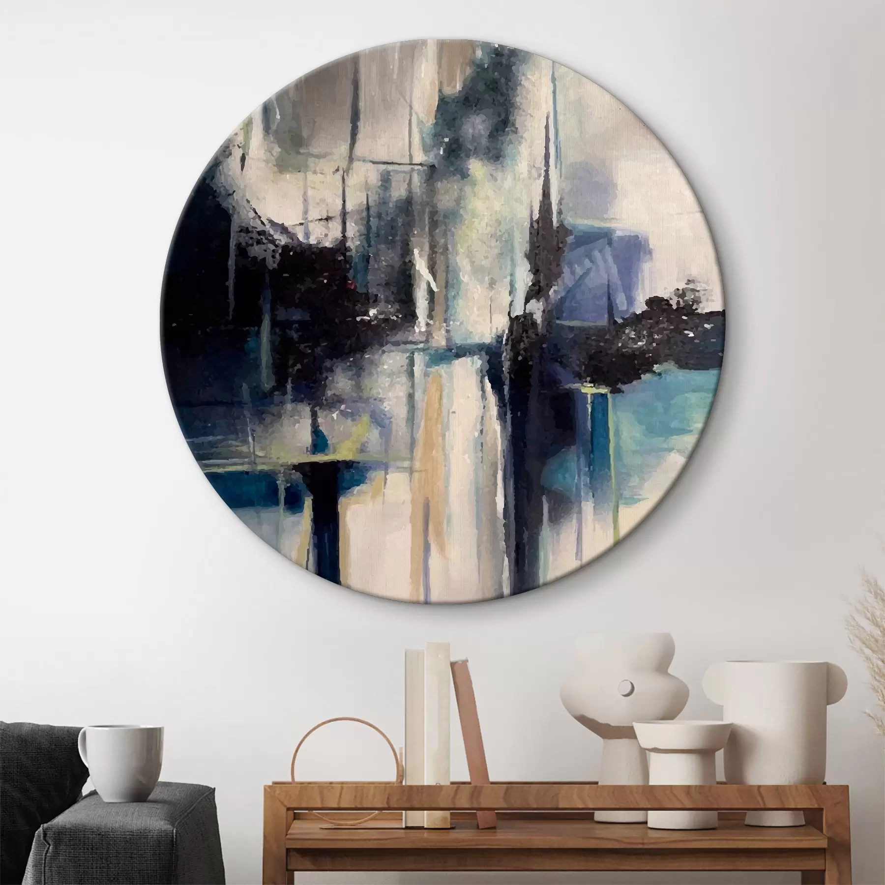  Schilderijen Kunstverf, verf en wolk r32445