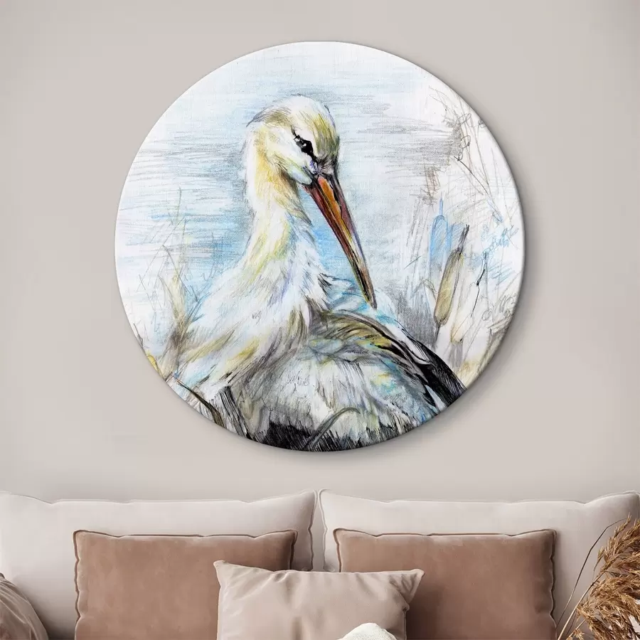  Schilderijen Vogel, snavel en schilderij r34607