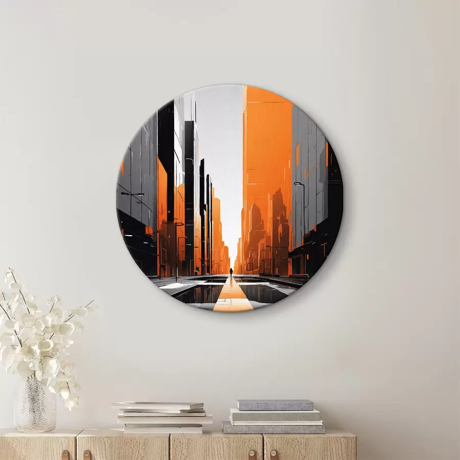  Schilderijen Stad van de toekomst r40336