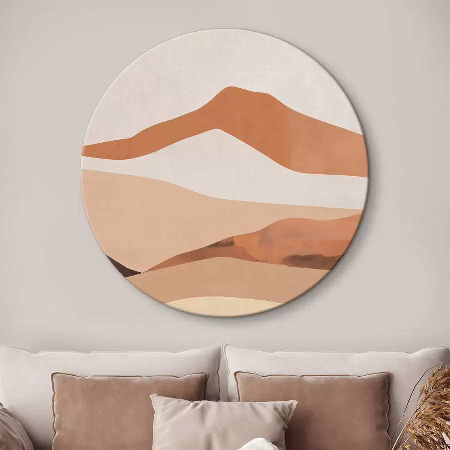  Schilderijen Gekleurde bergen r38749