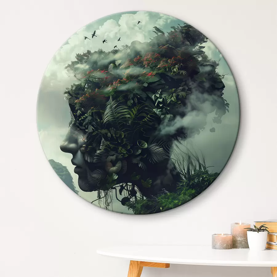  Schilderijen Gezichten in de bergen r38262