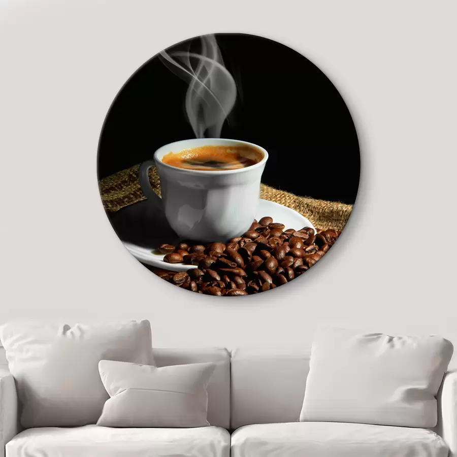  Schilderijen Eten, koffie van één bron en servies r07770