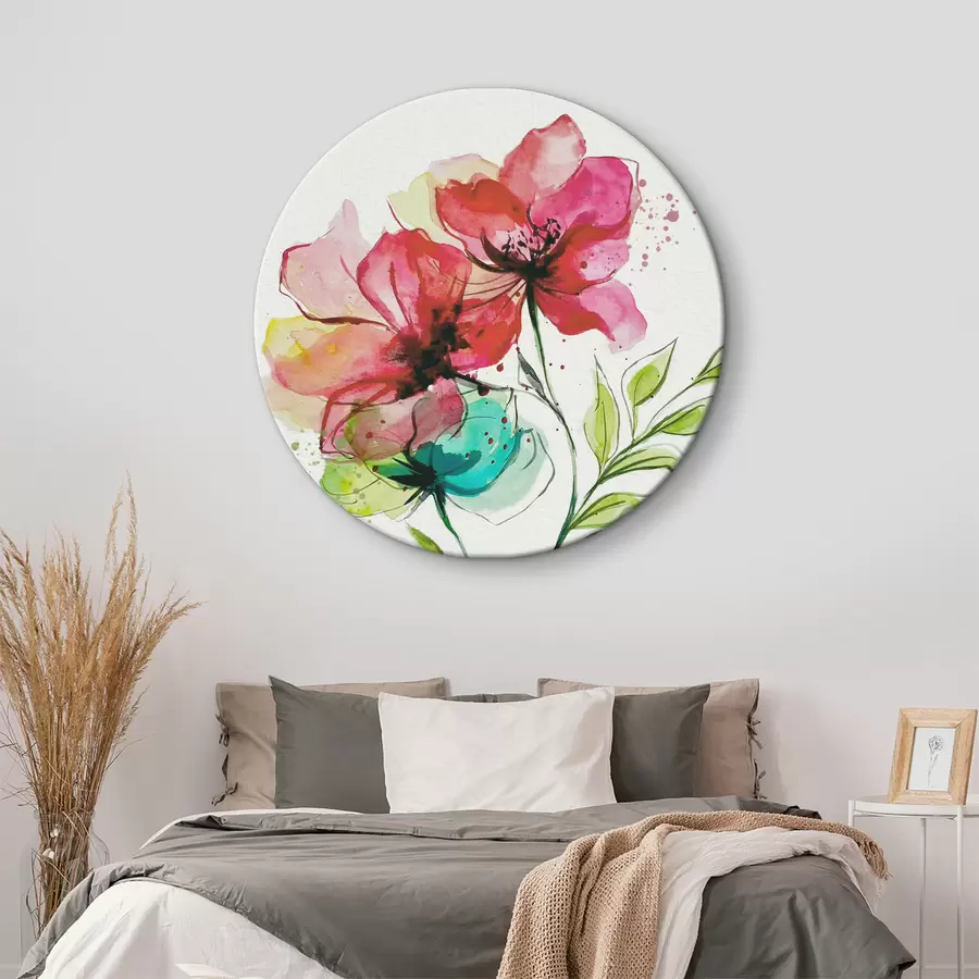  Peintures Douces fleurs aquarelles r39767