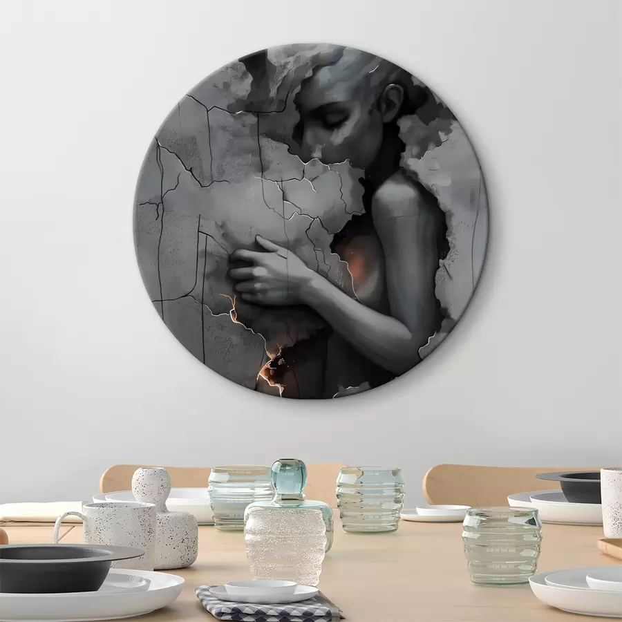  Schilderijen Meisje, muren, fout r39994