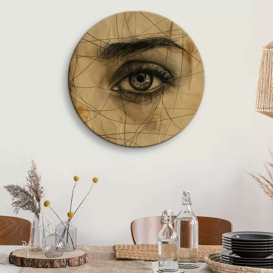  Schilderijen Lijnen, potlood, abstractie, antiek, meisje r39960